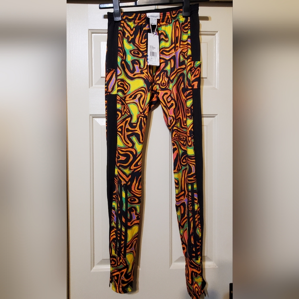 Adidas Jeremy Scott Multicolor Psychedelic Leggings